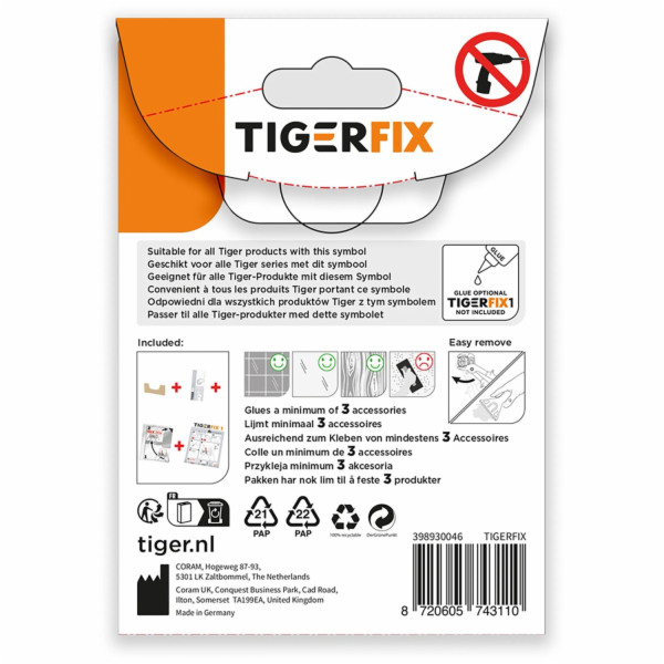 Lepicí systém Tiger TigerFix pro řadu zařízení Tiger