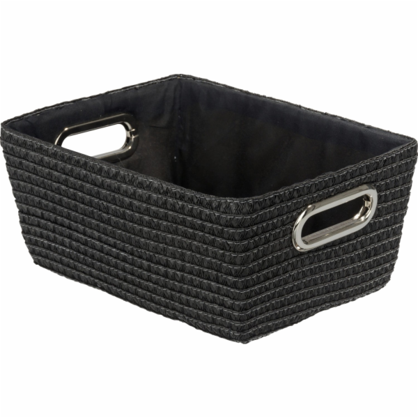 Úložný koš Wenko Chromo Black 28 cm x 12 cm x 19,5 cm