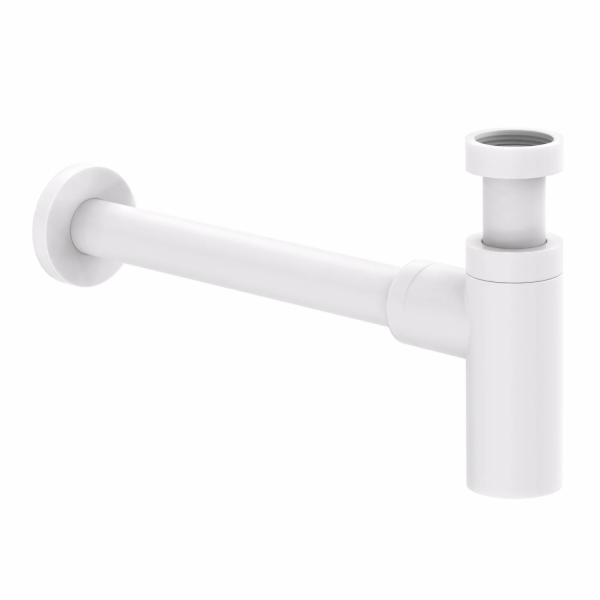 Kirchhoff sifon na lahve O 41,9 mm (1 1/4") x O 32 mm bílý