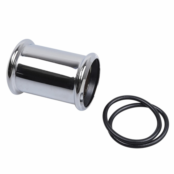 Dvojitá objímka Kirchhoff s O-kroužky 32 mm x 52 mm chrom