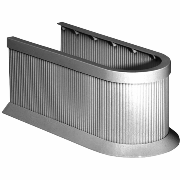 Kryt sifonu Fackelmann, stříbrný, řezatelný