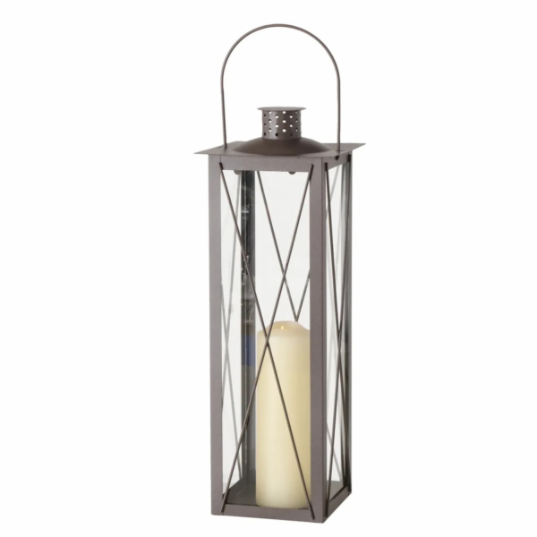 Boltze Lucerna Farol Velká 50 cm x 17 cm x 17 cm Hnědá