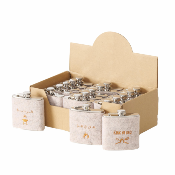 Boltze Láhev na pití BBQ, 3 různé designy, 11 cm x 3 cm x...