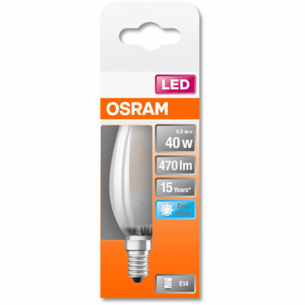 Osram Žárovka E14 ve tvaru svíčky, 4 W
