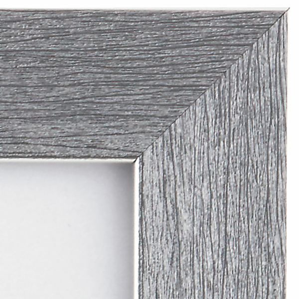 Sonstige Plastový rám 50 cm x 70 cm Stříbrný metalický vz...