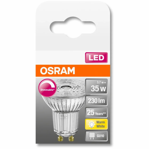 Osram LED žárovka GU10 3,4 W Teplá bílá 230 lm Energetick...