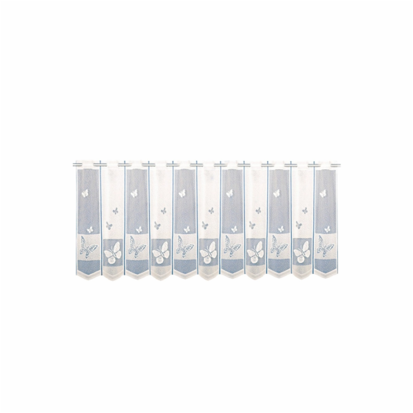 Sehlbach Bistro závěs s kapsou na tyč, bílý, 60 cm x 160 cm