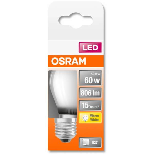 Osram Žárovka E27 ve tvaru kapky, 5,5 W