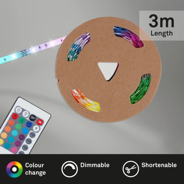 Briloner Flexibilní páska Brilon LED pásek 3 m samolepicí...