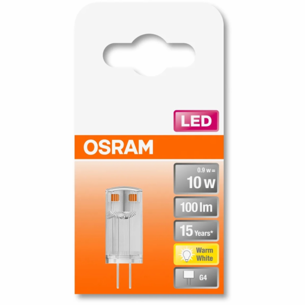 Osram LED žárovka G4 0,9 W Teplá bílá 100 lm Energetická ...