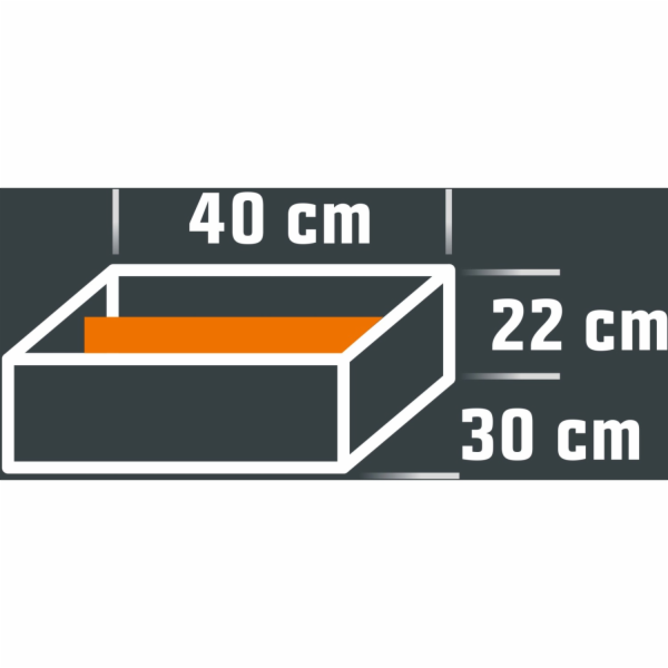 Eurobox-System Dělicí příčka systému Eurobox, bílá, 26 cm...
