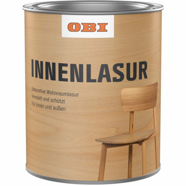 OBI interiérová lazura perleťově šedá 750 ml