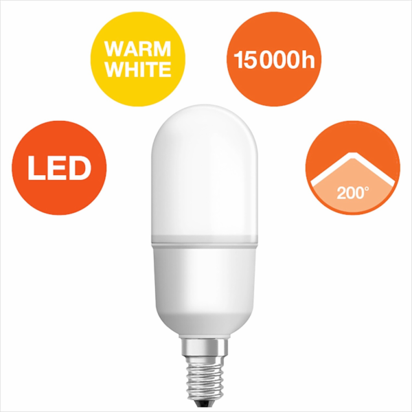 Osram LED žárovka E14 9 W Teplá bílá 1050 lm Energetická ...
