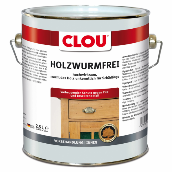CLOU bez dřevomorky 2,5 l bezbarvý