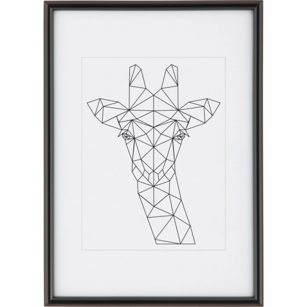 Sonstige Plastový rám 21 cm x 29,7 cm Černý