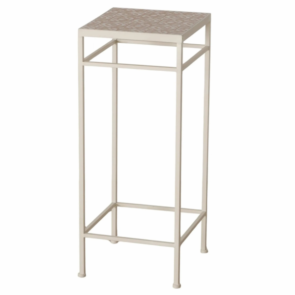 Boltze Stůl Azzurro M 69 cm x 28 cm x 28 cm Krémově bílo-...