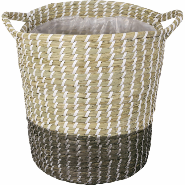 Sonstige Rostlinný koš z mořské trávy O 33 cm x 35 cm pří...