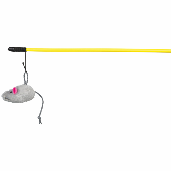 Jollypaw Hračka na rybářský prut s plyšovou myší 50 cm
