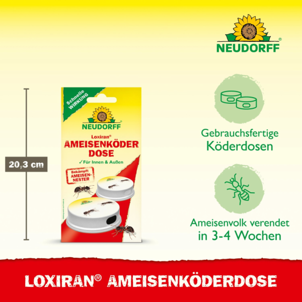 Neudorff Návnada na mravence Loxiran, 2 kusy.