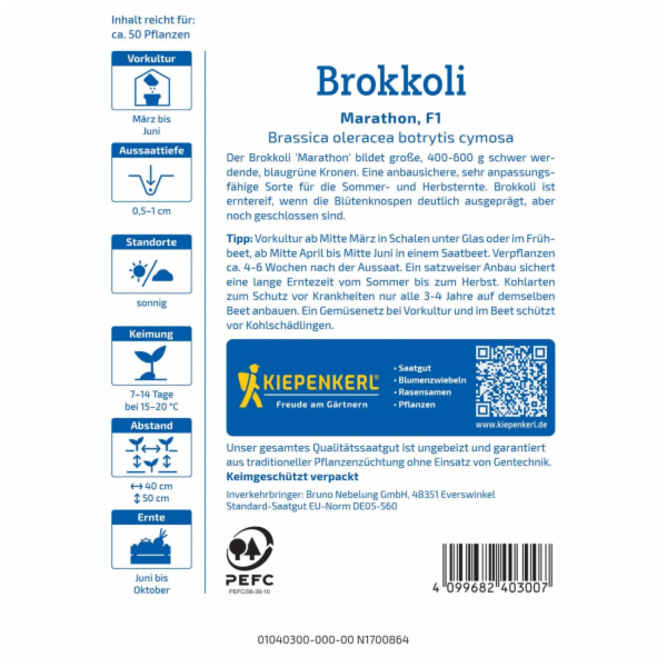 Kiepenkerl Brokolicový Marathon F1