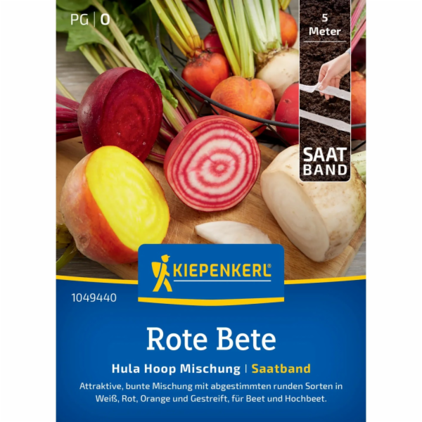 Kiepenkerl Beetroot "Hula Hoop Mix" páska se semeny