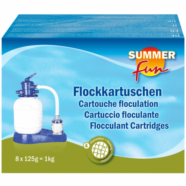 Summer Fun Flokulační polštářky , balení 8 kusů, 1 kg