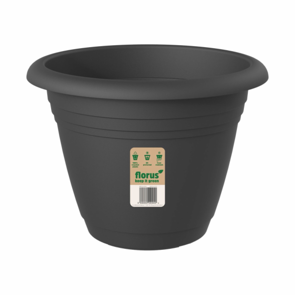 Florus Květináč Fiore Alessia O 26 cm antracit