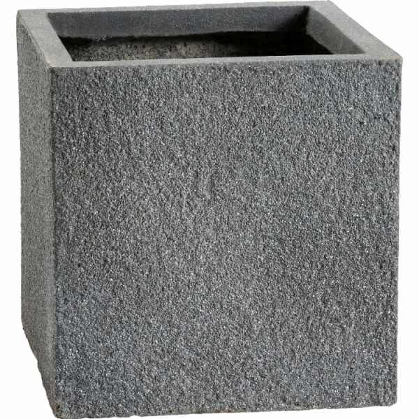 Sonstige Květináč 24 cm x 24 cm x 24,5 cm antracitový