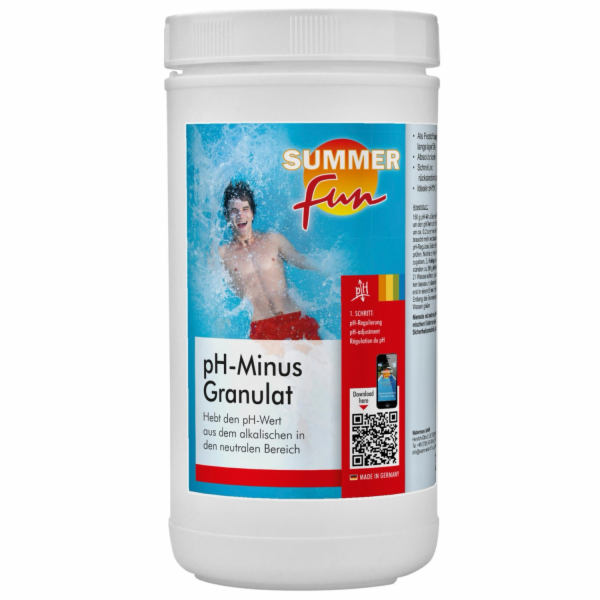 Summer Fun Letní zábava pH-minus granule 1,8 kg