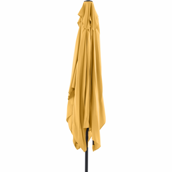 Sonstige Balkónový slunečník 300 cm x 200 cm žlutý s klik...