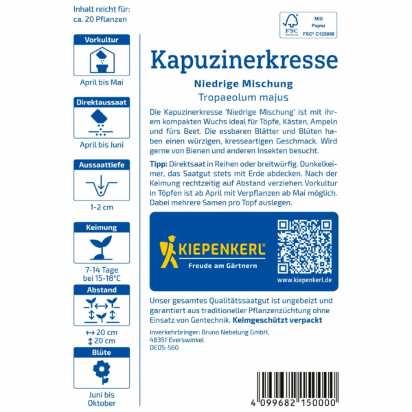Kiepenkerl lichořeřišnice "Low Mix" vícebarevná