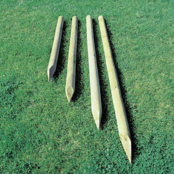 Sonstige Hnědý tlakově impregnovaný plotový sloupek, prům...