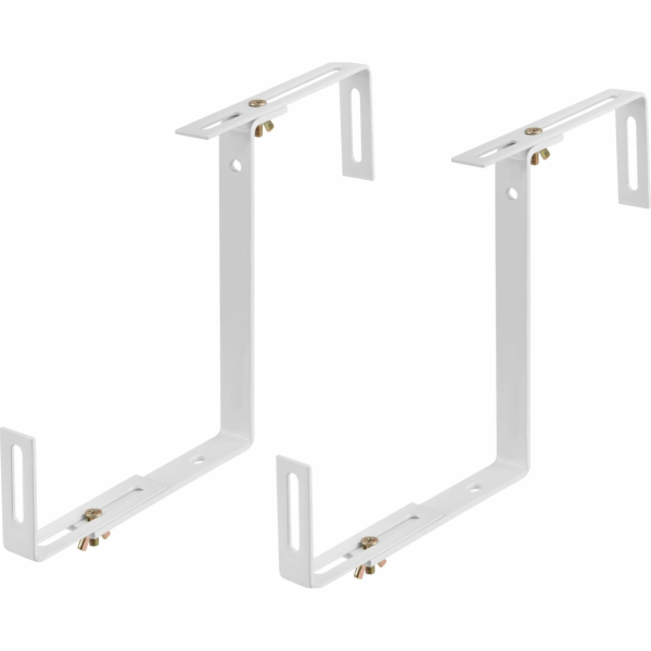 Sonstige Držáky na balkonové truhlíky, sada 2 kusů, bílé