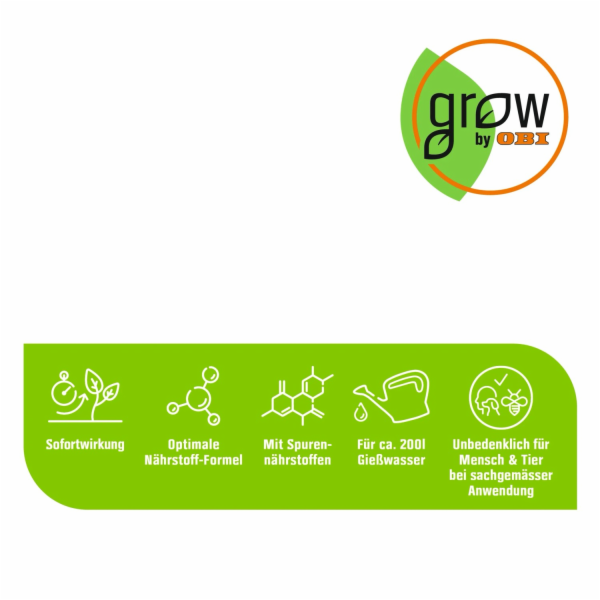 GROW by OBI Hnojivo na květiny , 1l