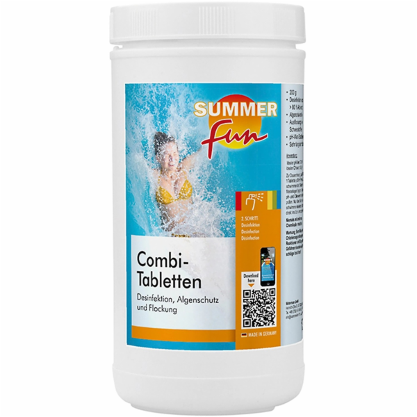 Summer Fun Dezinfekční kombinované tablety , 200 g, 1,2 kg