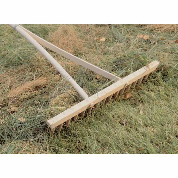LUX-TOOLS Dřevěné hrábě , pracovní šířka 55 cm