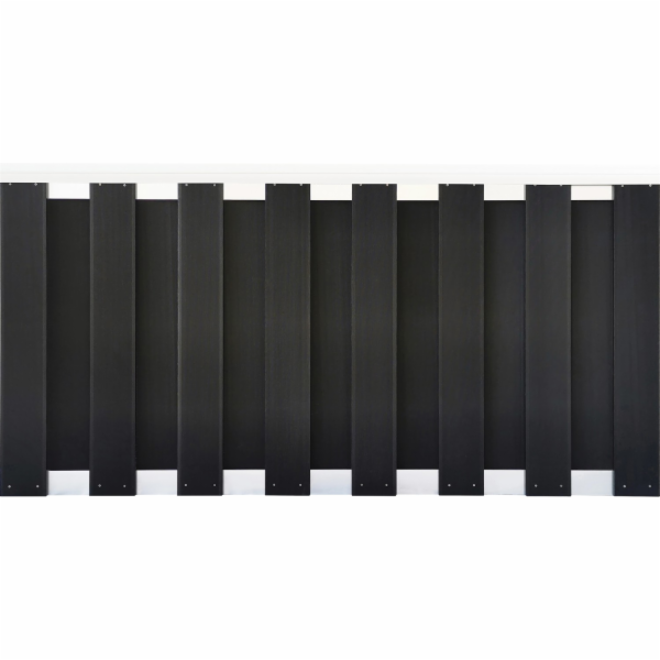 Sonstige Předzahradní plotový prvek WPC hliník antracit 9...