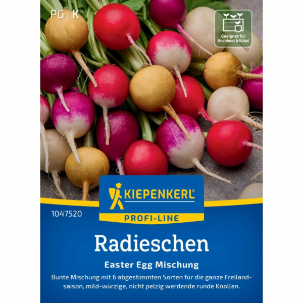 Kiepenkerl Ředkvičky "Easter Egg Mix" 5 odrůd (Raphanus s...