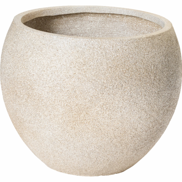Sonstige Květináč 29,5 cm x 29,5 cm x 23,5 cm béžový