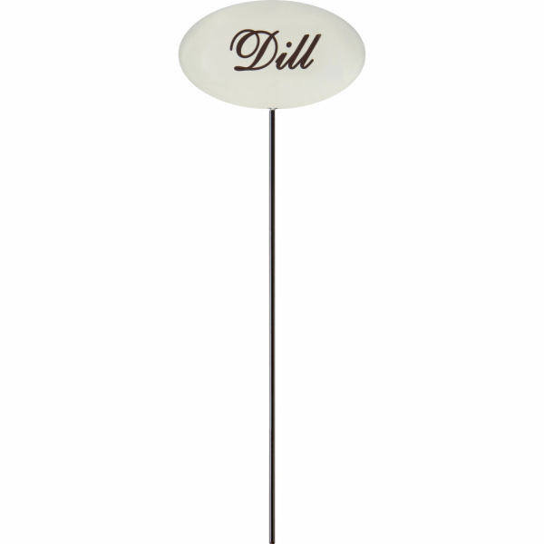 Sonstige Bylinkový kolík, bílý smalt, 30 cm, kopr