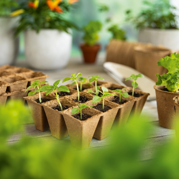 Sonstige Čtvercové květináče na sazenice, 4 cm x 4 cm, 36...