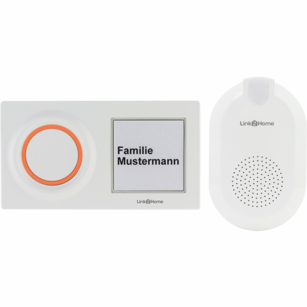 Link2Home Bezdrátový zvonek WiFi bílý