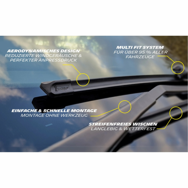 Michelin Stěrače čelního skla Multi Fit Single MF50X 500 ...