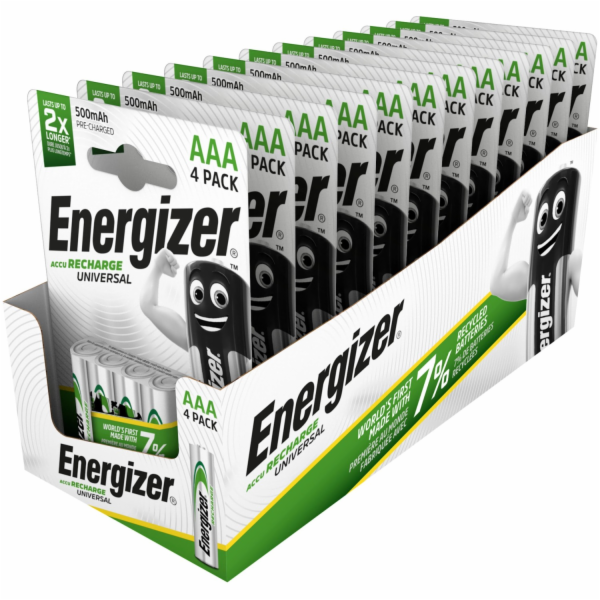 Energizer Univerzální dobíjecí baterie AAA Micro 500 mAh,...