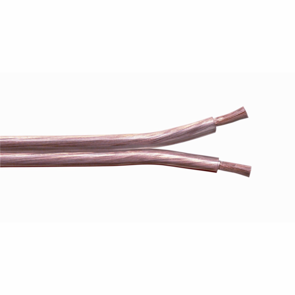 Sonstige Reproduktorový kabel 2 x 4 Průhledný, metrový
