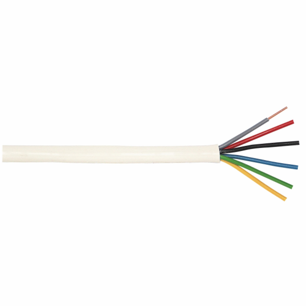 Sonstige Kabel k zvonové hadici YR 6 x 0,8 bílý, prodává ...