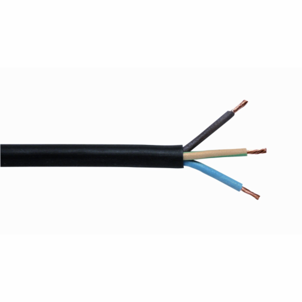 Sonstige Gumový kabel H05RR-F 3G1.5 Černý, prodává se na ...