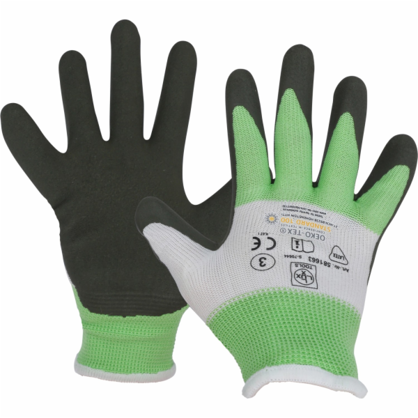 LUX-TOOLS Dětské rukavice ThinkGreen vel. 4-6