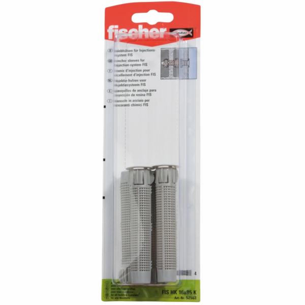 Fischer Injektážní pouzdro FIS HK 16 x 85 K (4 kusy)