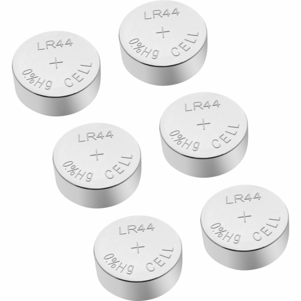 Sonstige Alkalické knoflíkové baterie AG13, 6 kusů